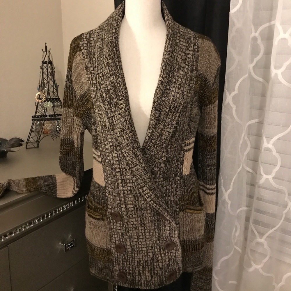 O’Neil brand shawl collar cardigan